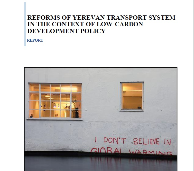 Reforms of Yerevan transport system in the context of low-carbon development policy