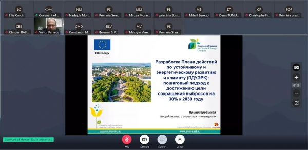 Молдова: Онлайн-тренинг про Соглашение мэров