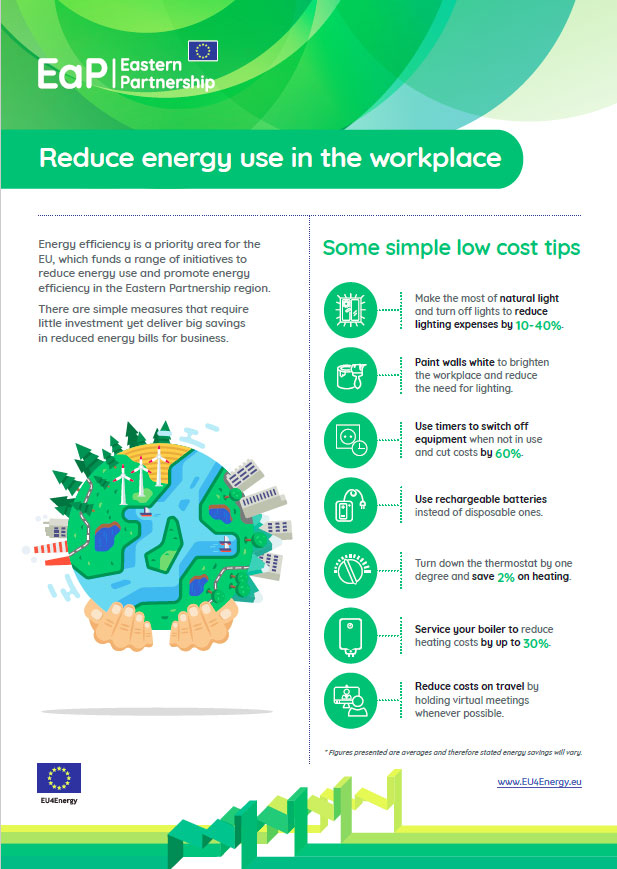 EU4Energy: Reduce energy use in the workplace