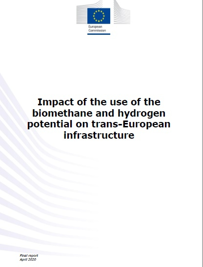 Impact of the use of the biomethane and hydrogen potential on trans-European infrastructure