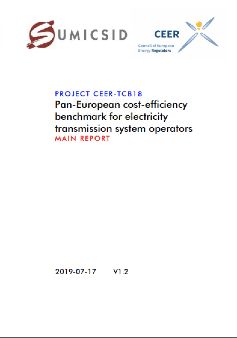 Pan-European cost-efficiency benchmark for electricity transmission system operators