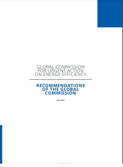 Recommendations of the Global Commission for Urgent Action on Energy Efficiency
