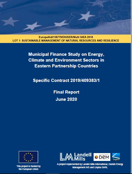 Municipal Finance Study on Energy, Climate and Environment Sectors in Eastern Partnership Countries