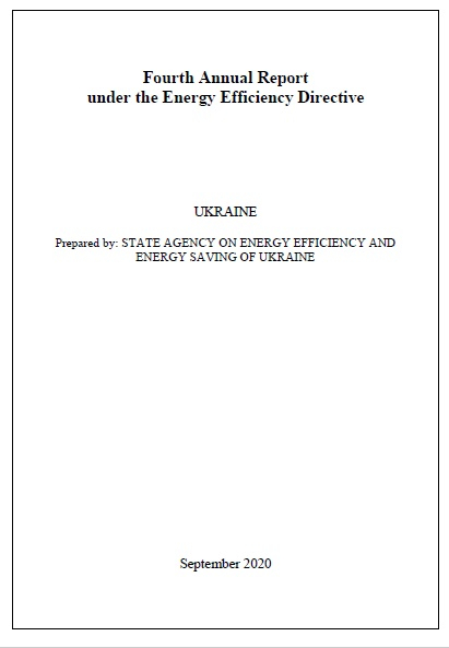 Fourth Annual Report under the Energy Efficiency Directive
